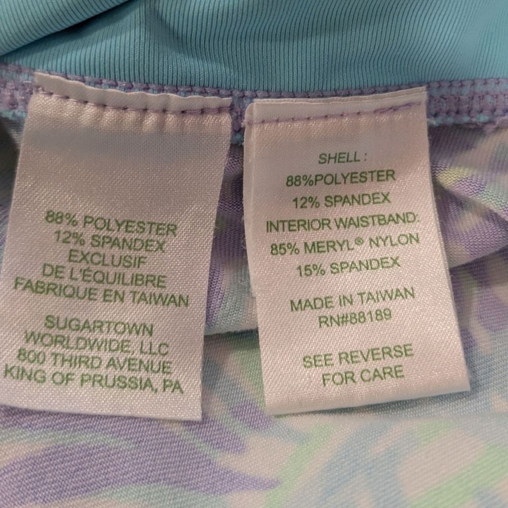 Lilly Pulitzer Luxletic Weekender High Rise Shell of a Party Cropped Pants - Picture 7 of 7
